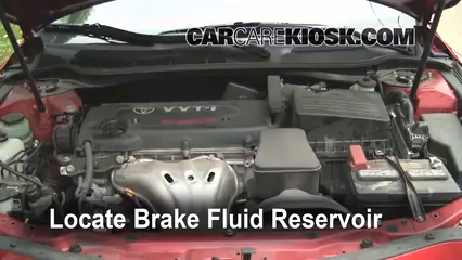 2008 Toyota Camry LE 2.4L 4 Cyl. Brake Fluid Add Fluid